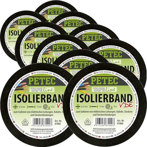 PETEC 10x 87000 Isolierband | 87000, Isolierband