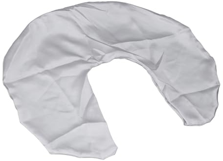 Srliya Weicher Satin-Stillkissenbezug, Waschbarer Schonbezug Zum Stillen, Hautfreundlich (Grau)
