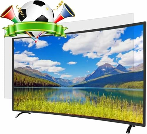 GLJTUO Protector De Pantalla para TV De 75 A 85 Pulgadas, Antirreflejo, Mate, Filtro Anti-UV, Reductor De Reflejos para LCD, Led, OLED Y QLED 4K HD TV.,75inch 1645x930mm