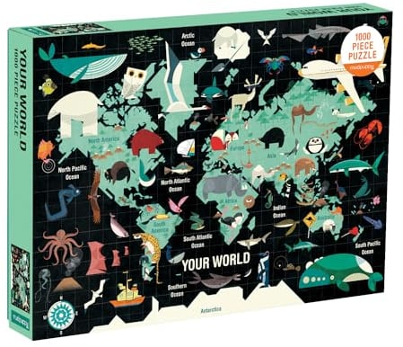 Map of The World 1000pc Family Puzzle