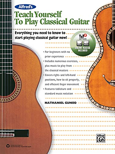 Alfred'S Teach Yourself to Play Classical Guitar: Everything You Need to Know to Start Playing Classical Guitar Now!, Book & Online Video/Audio/Software