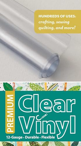 Premium Clear Vinyl Roll 16 x 1½ Yard Roll: 12 Gauge, Durable & Flexible
