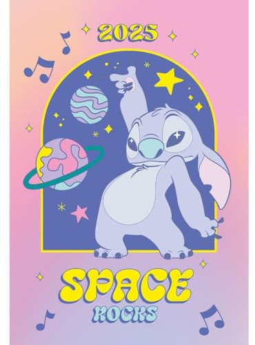 Disney Lilo und Stitch – A5-Tischkalender 2025: Original Danilo-Kalender [Mehrsprachig] [Kalender] (Desk Diary)