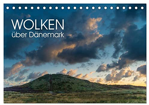 Wolken über Dänemark (Tischkalender 2025 DIN A5 quer), CALVENDO Monatskalender: Beeindruckende Wolkenbilder über Dänemarks Nordseeküste (CALVENDO Natur)