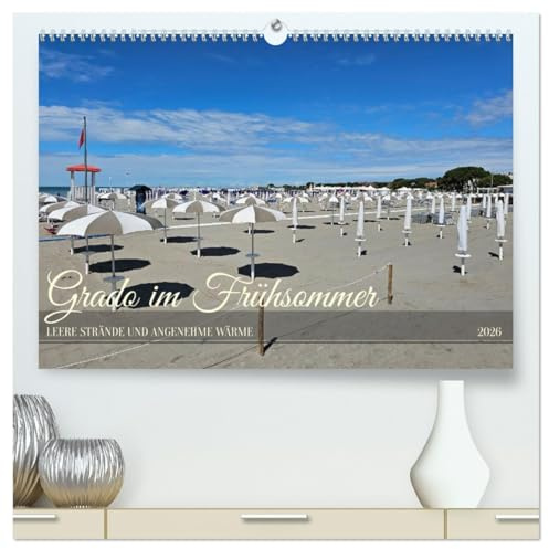 Grado im Frühsommer (hochwertiger Premium Wandkalender 2026 DIN A2 quer), Kunstdruck in Hochglanz (CALVENDO Orte)