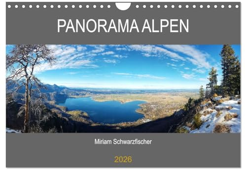 Panorama Alpen (Wandkalender 2026 DIN A4 quer), CALVENDO Monatskalender: Die Alpen im Panorma Blick (CALVENDO Natur)