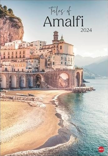 Tales of Amalfi Posterkalender 2024. Ein Kalender im Großformat, in dem sich die Amalfi-Küste in tollen Landschaftsaufnahmen präsentiert. Reisekalender für die Überbrückung zum nächsten Italienurlaub