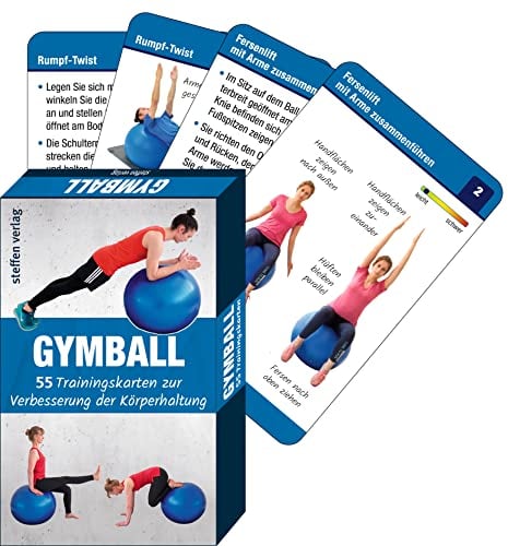 Gymball: 55 Trainingskarten zur Verbesserung der Körperhaltung (Trainingsreihe von Ronald Thomschke)