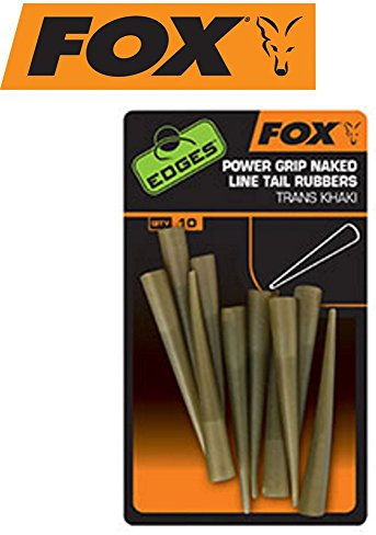 Fox Power Grip naked line tail rubbers Gr. 7 - 10 Gummis für Karpfenmontagen