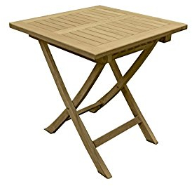 Garden Pleasure Teak Gartentisch Solo 70x70 Garten Holz Esstisch Tisch klappbar