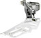 Shimano Umwerfer Claris FD-R2030 8-Fach Schelle hoch 34,9 mm, mit Adapter 31,8/28,6 mm, EFDR2030X, Silber