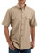 Carhartt Men's Loose Fit Midweight Chambray Short-Sleeve Shirt, Dark Tan Chambray, L