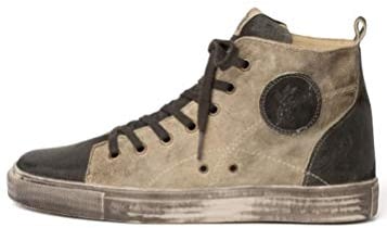Spieth & Wensky - Herren Trachten Schuhe, Newton Sneaker (030153-1454), Größe:45, Farbe:Sesam/Fenchel (6101)