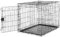 Amazon Basics Zusammenklappbarer Hundekäfig aus Metalldraht mit Bodenschale, Einzeltür, 106.7 x 71.1 x 76.2 cm (L x W x H), Schwarz