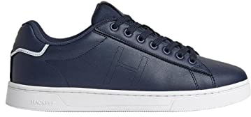 Hackett London Herren Harper Summer Sneaker, Navy, 39.5 EU