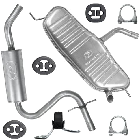 Polmo Schalldämpferset Auspuffanlage Auspuff für VW Golf 5 V 2005-05/2006 1.4 FSI