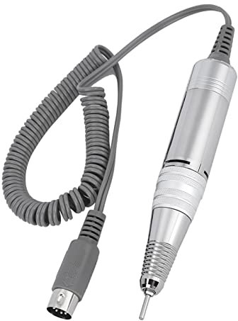 Cocoarm Nail Drill Handle Forward/Reverse 35000RPM Electric Nail Drill Handle for DIY & Salon Use, Metal, 5 Pin Jack