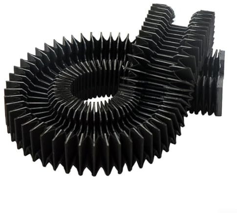 Faltenbalg-Staubschutz für CNC-Werkzeugmaschinen, verstellbare Länge 200 mm 1000 mm (300 mm)