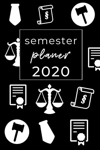 SEMESTER PLANER 2020: A5 Studienplaner 2020 | Terminplaner | Studium Planer | Universität Zubehör | Semesterplaner | Jahresplaner | Geschenkidee für Studenten | Studentenkalender