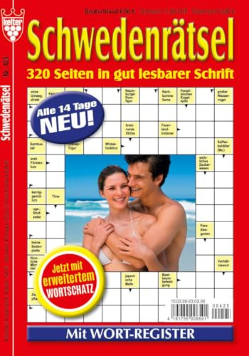 SAMMELBAND SCHWEDENRÄTSEL Nr. 425 VDZ17550, Rätsel aus dem KELTER VERLAG, 320 Seiten in großer Schrift
