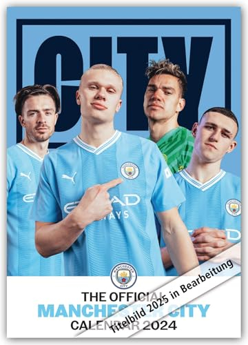 Manchester City FC 2025 – A3-Posterkalender – Original Danilo-Kalender [Mehrsprachig] [Kalender]