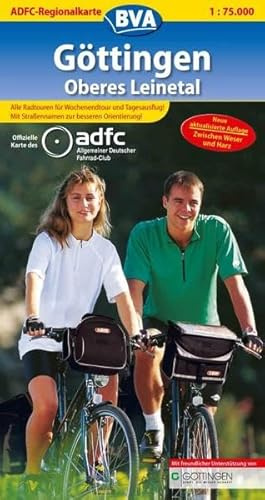 ADFC Regionalkarten, Göttingen, Oberes Leinetal: Zwischen Weser und Harz (ADFC-Regionalkarte 1:75000)
