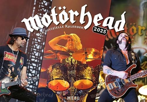 Motörhead Kalender 2025: Der offizielle Kalender mit ganz privaten Einblicken in das Tourleben von Motörhead. Wandkalender. Offizieller Kalender!