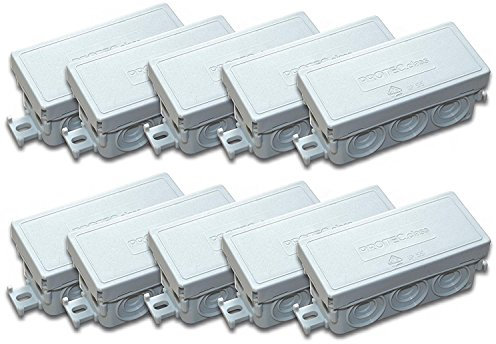 Caja de conexión derivación (89 x 43 x 37 mm IP55 zonas húmedas 20 Stück FR-Abzweigdose