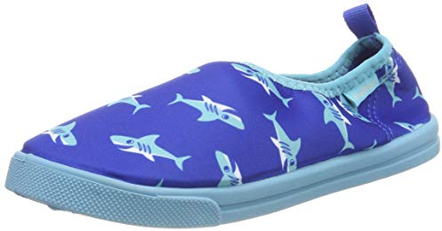 Playshoes UV-Schutz Aqua-Slipper Hai, Aqua Schuhe, Blau (blau 7), 20/21 EU (4 Child UK)