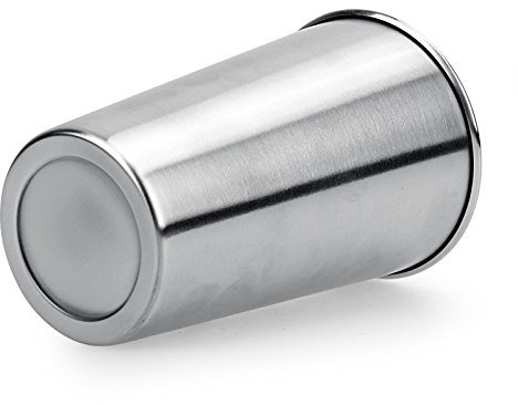 Tazza in acciaio inox da 500ml Tazza da birra in ghiaccio Bicchiere da caffè in metallo Tazza da bere per campeggio all'aperto Tazza da viaggio Tazza per il latte in acqua per i bambini