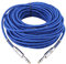 6.35 mm macho estéreo a 6.35 mm macho Jack Cable de audio estéreo balanceado, línea de interconexión balanceada para mezclador, guitarra eléctrica, amplificador, grabador de micrófono.(20m)