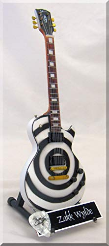 ZAKK WYLDE Miniatur Gitarre BULLSEYE mit Plektrum