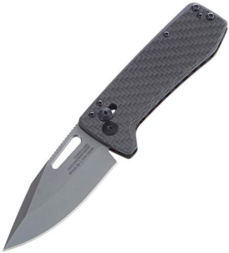 SOG Unisex – Erwachsene Ultra XR Carbon Graphite Taschenmesser, schwarz, 16,3 cm