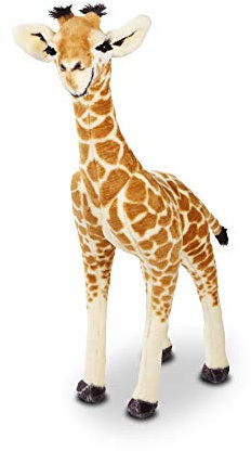 Melissa & Doug 40431 Stehende Baby-Giraffe, Plüschtier, Tier, alle Altersgruppen, Geschenk für Jungen oder Mädchen