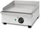vertes Grillplatte Bratplatte Elektrisch, 1400 Watt Leistung, Edelstahl Gehäuse, Temperatur Regelbar 50-300°C, Elektrischer Plancha Grill mit Glatter Grillfläche 31x27cm, Spritzschutz, Auffangbehälter