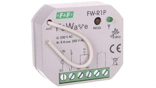 Funk-Einzel Relais bistabil - Montage P/t 85-265V AC/DC FW-R1P f&f 5908312599234