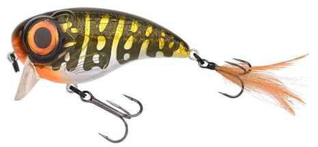 Spro Fat Iris 8cm/40gr. Wobbler Slow Floating TT.: 80cm Gamakatsu Drillinge (Northern Pike)