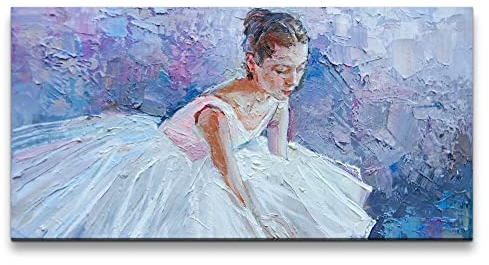 Paul Sinus Leinwandbild 120x60cm Ballerina Ballett Junge Frauen Tänzerin Malerisch Kunstvoll