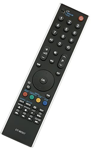 CT-90327 Telecomando sostitutivo Adatta per Toshiba TV LCD 40LV685D 42ZV635D 37XV635D 40LV665D 32XV625D 37XV635D 32LV685D 32XV633 32LV665D 32LV665D 42XV623 42ZV635DB 32RV675D 46SV685D