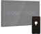 BSEED WiFi Variateur de Lumière Double,1 Gang 1 Voie Intelligent Interrupteur gradateur Gris,Compatible avec Alexa et Google Home,Interrupteur Connecté WiFi avec Écran Tactile(Ligne Neutre Requis)