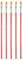 sourcing map Paint Brushes Flat Edge 0.24 Width 0.04 Thick Nylon Bristle with Wood Handle for Painting Applying Adhesive 5Pcs
