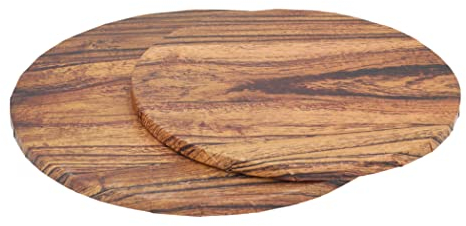 Pati-Versand Cakeboard Tortenunterlage, Holzoptik, rund, 30cm Durchmesser, 1 Stück