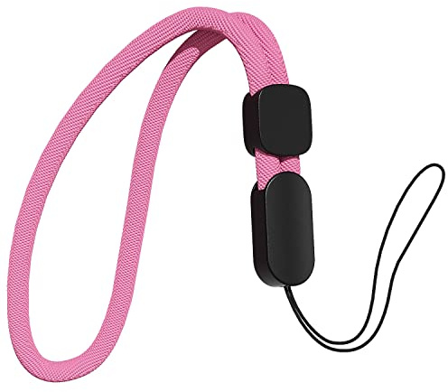 oakxco Lanyard Compatible with Airpods Pro 2 Loop Adjustable Hand Wrist Nylon Strap, Lanyard for Cell Phone/Camera/Switch/iPods Pro 2nd/ Airpods 1/ 2nd/ 3rd/ Pro Case, Pink