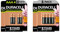 Duracell Rechargeable AA and AAA Batteries (Pack of 8 + 8), 2500 mAh NiMH, 900mAh NiMH, pre-charged, Our No. 1 Longest Lasting Rechargable battery