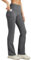 WILLIT Damen Thermo Flare Leggings Winter Fleece gefütterte Yogahose Warm Sportleggins Laufhose Bootcut Hose High Waist mit Taschen Dunkelgrau M