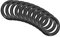 QUARKZMAN 10 Stück Nitrilkautschuk Dichtring Abdichtung 19mm x 13mm x 3mm für Wasserhahn Klempner Reparatur Dichtung Verbindung, Schwarz