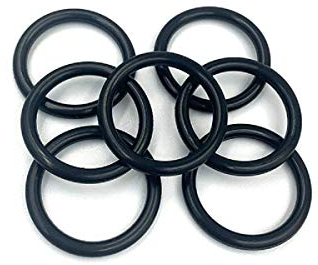 Boxonly O-Ringe aus Nitrilkautschuk, runde O-Ringe, Dichtungstüllen, 18 mm Außendurchmesser, 16 mm Innendurchmesser, 1 mm Breite, metrische Dichtung, Unterlegscheibe, O-Ring-Dichtung, schwarz, 50