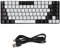 Tastiera da Gioco Meccanica, 84 Tasti Retroilluminati RGB 80% Layout Tipo C Tastiera Cablata Silenziosa Curva Ergonomica per Win 98 per Win XP per Win10 8 7 per Laptop OS X