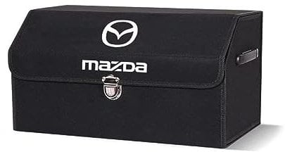 NGANOH Auto Organizer für Mazda 3 Axela 6 Atenza CX4 CX5, Kofferraum Organizer, Aufbewahrungsbox Auto, Organizer, Auto Kofferraum Organizer, Auto Zubehör,C Black
