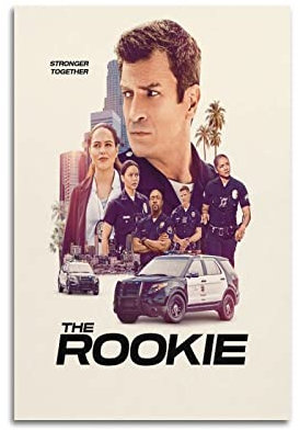 xze Poster, Motiv: The Rookie TV-Serie, dekoratives Leinwandposter, ästhetischer Posterdruck, Wandkunst, Dekor-Poster, 30 x 45 cm, ungerahmter Stil